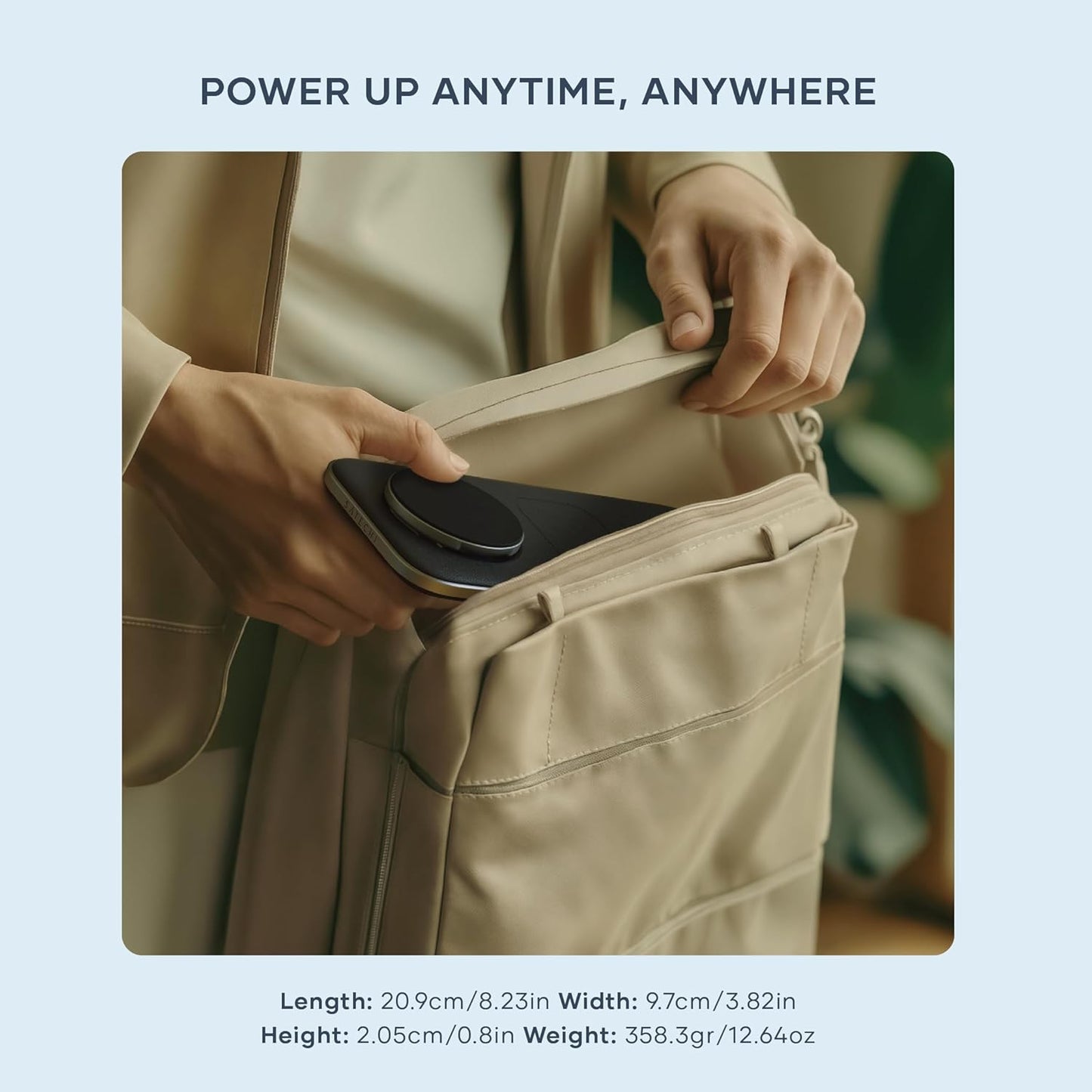 Qi2 Trio Wireless Charging Pad, 3 in 1 Wireless Charging Station, Qi2 15W Fast Charger for Iphone 17/16/15/14/13/12, 5W for Airpods and 5W for Apple Watch